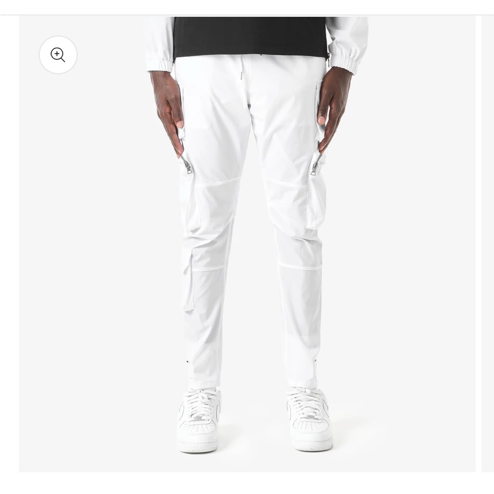 Live Code Progressive V6 Cream Utility Cargo Pants M Unisex Techwear